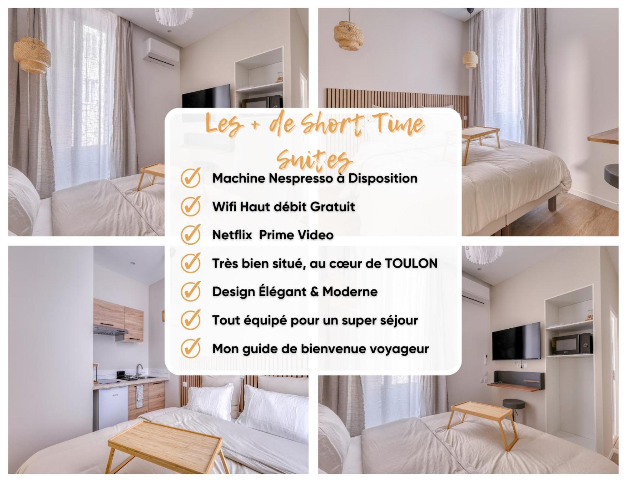 Short Time Suites Toulon Centre 3 "Le Spot" Check-In Auto Ngoại thất bức ảnh